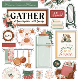 Carta Bella Feels Like Home Chipboard Accents