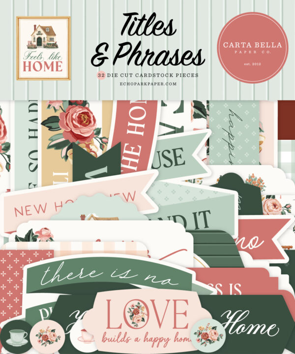 Carta Bella Feels Like Home Titles & Phrases