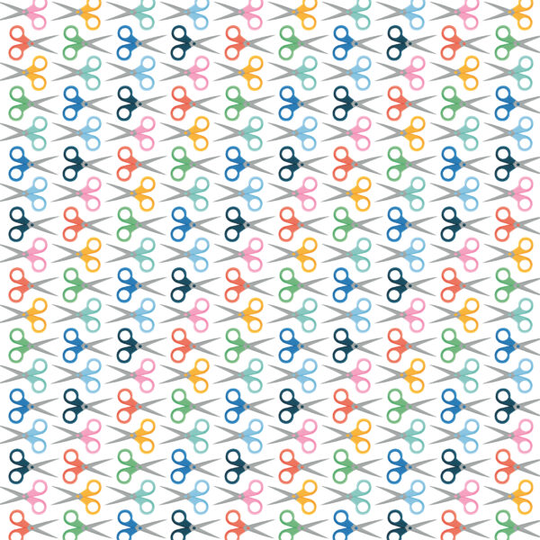 Echo Park Plan On It 12X 12 Cut It Out Scissors