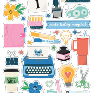 Echo Park Plan On It Chipboard Accents