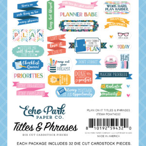 Echo Park Plan On It Titles & Phrases