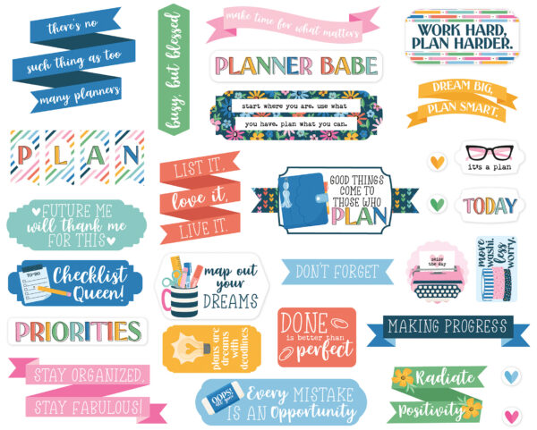Echo Park Plan On It Titles & Phrases