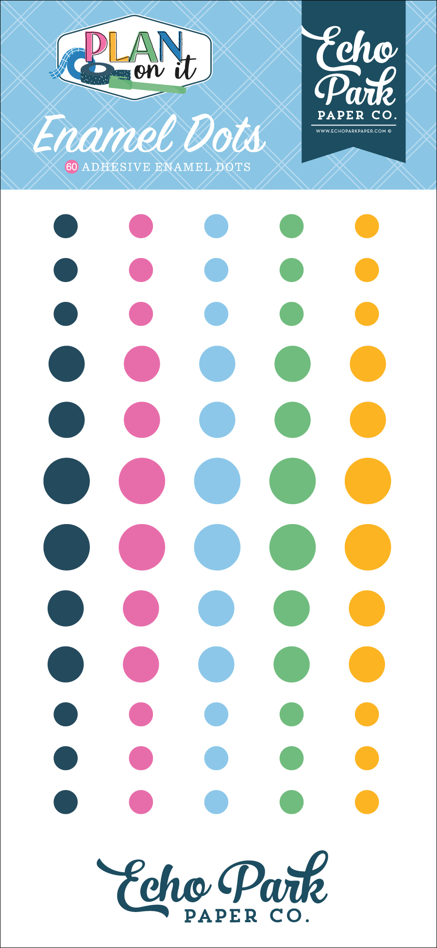 Echo Park Plan On It Enamel Dots