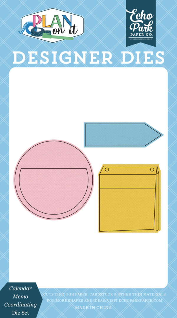 Echo Park Plan On It Die Calendar Memo