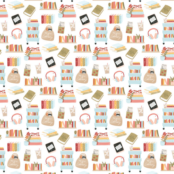 Echo Park Bookish 12X12 Reading Era