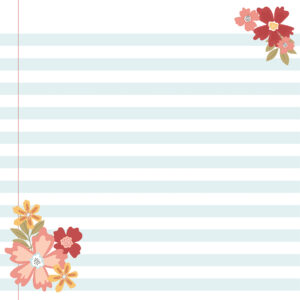 Echo Park Bookish 12X12 Lined Paper Layout