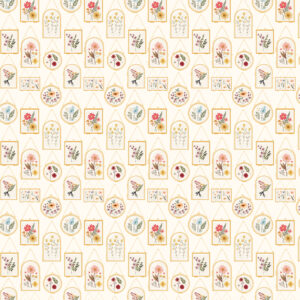 Carta Bella Pressed Floral 12X12 Pressed Golden Frames