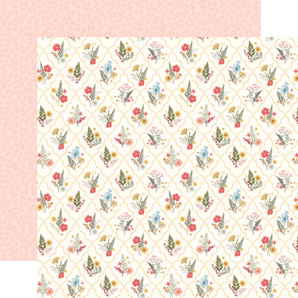 Carta Bella Pressed Floral 12X12 Floral Diamonds