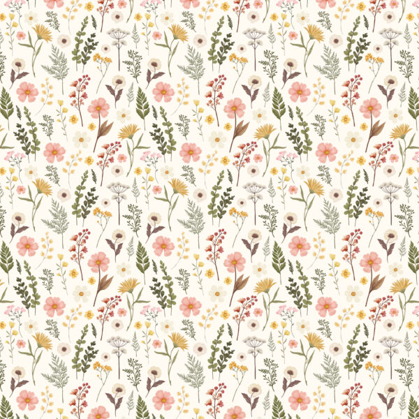 Carta Bella Pressed Floral 12X12 Be Bold Stems