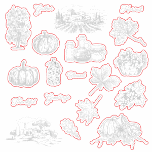 Honey Bee Die Gallery Wall: Fall