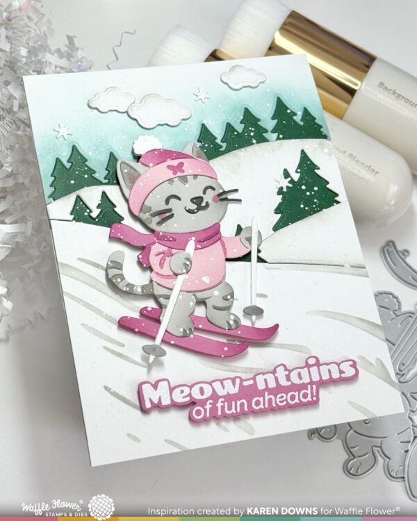 WF Die-n-stencil Cool Cat