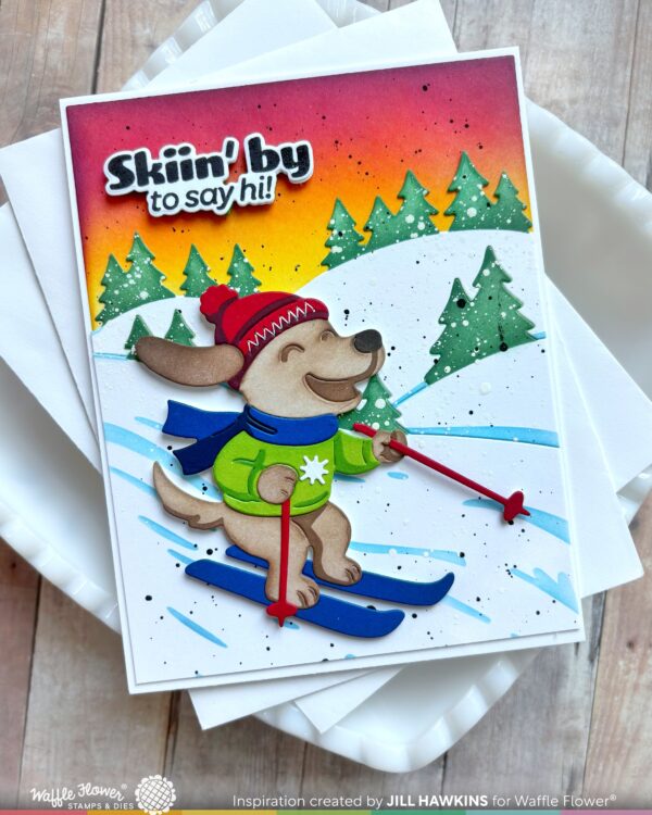 WF Die-n-stencil Cool Pup