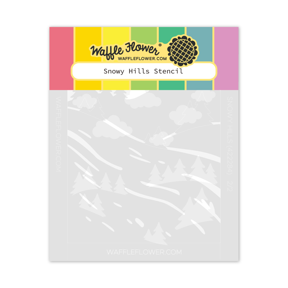WF Stencil Snowy Hills