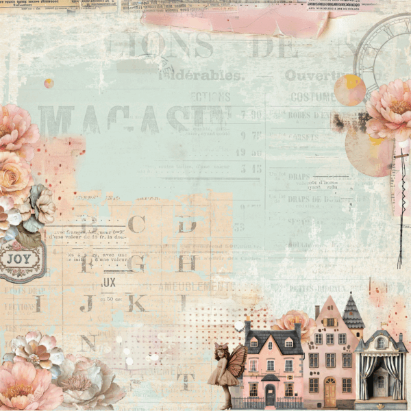 Uniquely Creative Dressed in Daydreams 12X12 Dream Street Paper