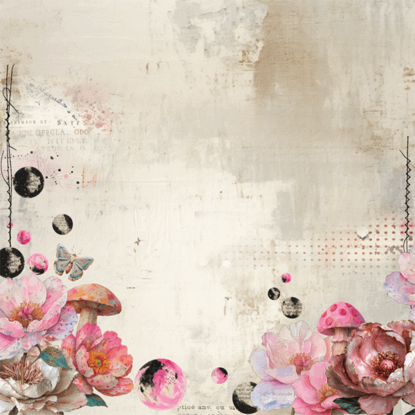 Uniquely Creative Dressed in Daydreams 12X12 Once in A Bloom Paper