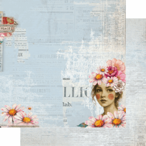 Uniquely Creative Dressed in Daydreams 12X12 Wild Daisy Paper