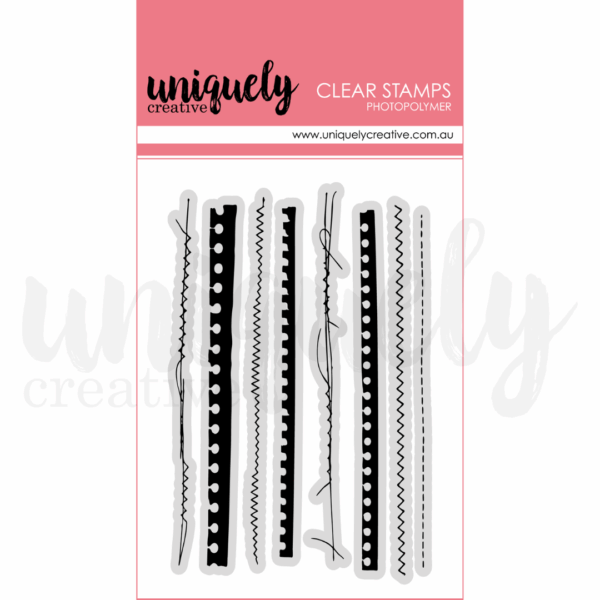 Uniquely Creative Ripped & Stitched Stamp