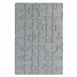 Sizzix Multi-level Embossing Folder Grid Graph By Seth Apter