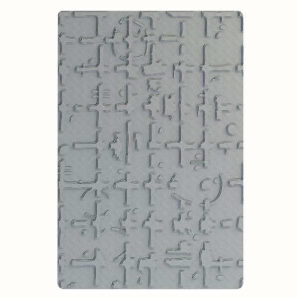 Sizzix Multi-level Embossing Folder Grid Graph By Seth Apter