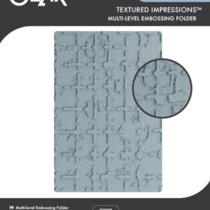 Sizzix Multi-level Embossing Folder Grid Graph By Seth Apter