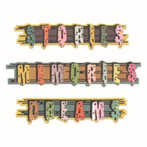Sizzix Thinlits Die Set 24PK Word Wafers #2 By Seth Apter