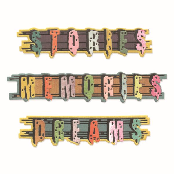 Sizzix Thinlits Die Set 24PK Word Wafers #2 By Seth Apter