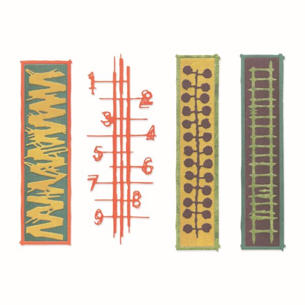 Sizzix Thinlits Die Set 6PK Stretchers By Seth Apter