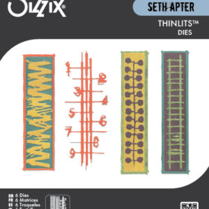 Sizzix Thinlits Die Set 6PK Stretchers By Seth Apter