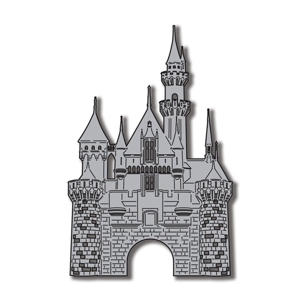 SCRAP CUST CASTLE W/BRICKS LASER CUT G