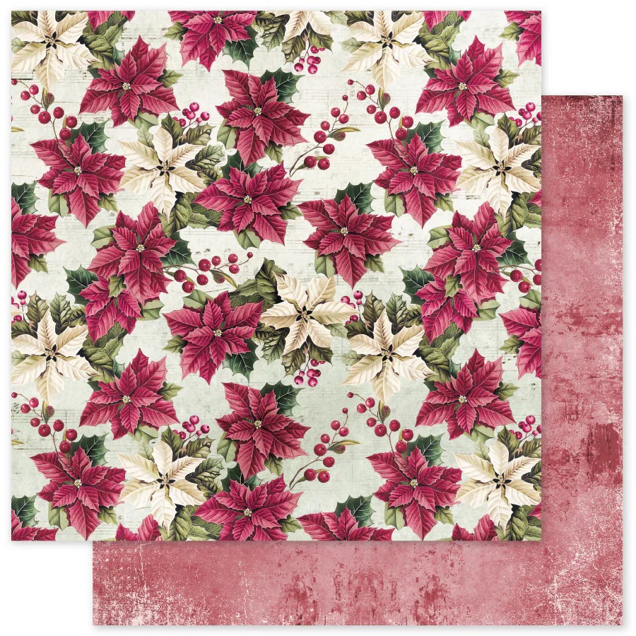 Paper Roses Christmas Holly Basics A 12X12 Paper