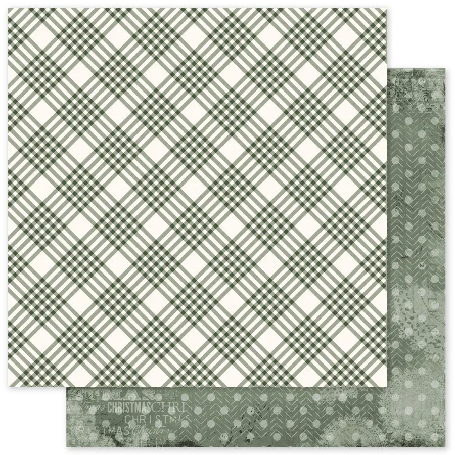 Paper Roses Christmas Holly Basics F 12X12 Paper