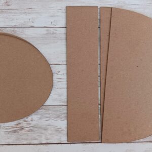 Clear Scraps Large Oval Journal Cover
