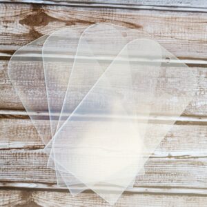 Clear Scraps Acrylic Rounded Tags