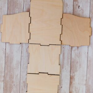 Clear Scraps Diy Wood Rounded Tag Box