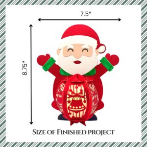 Craftreat Diy Paper Lanterns Santa