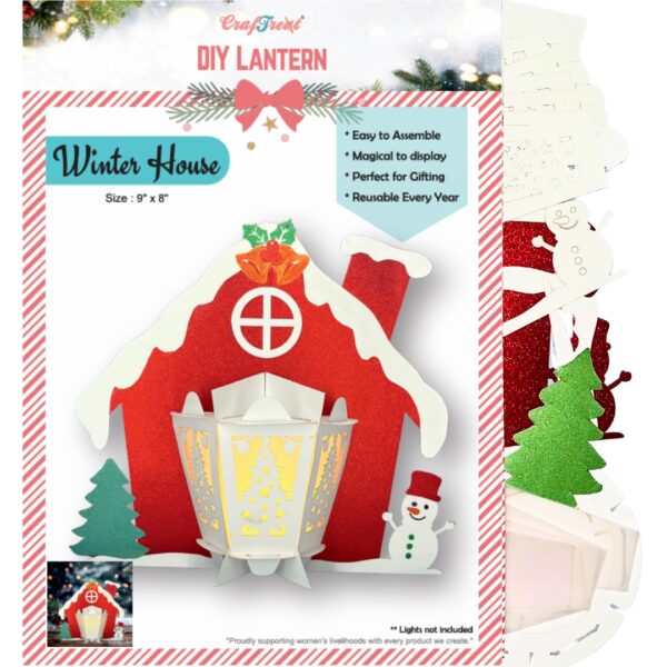 Craftreat Diy Paper Lanterns Winter House