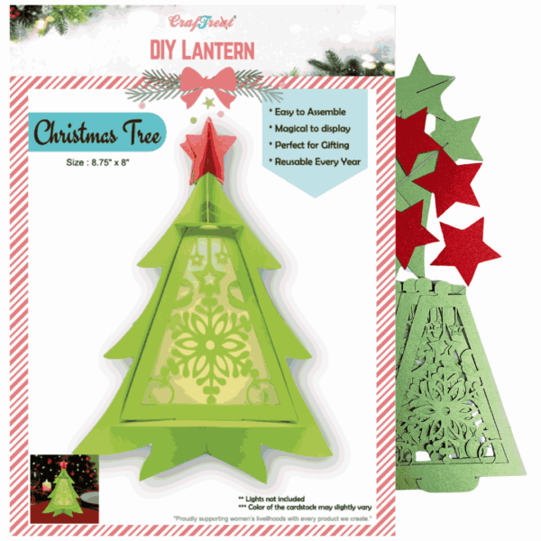 Craftreat Diy Paper Lanterns Christmas Tree