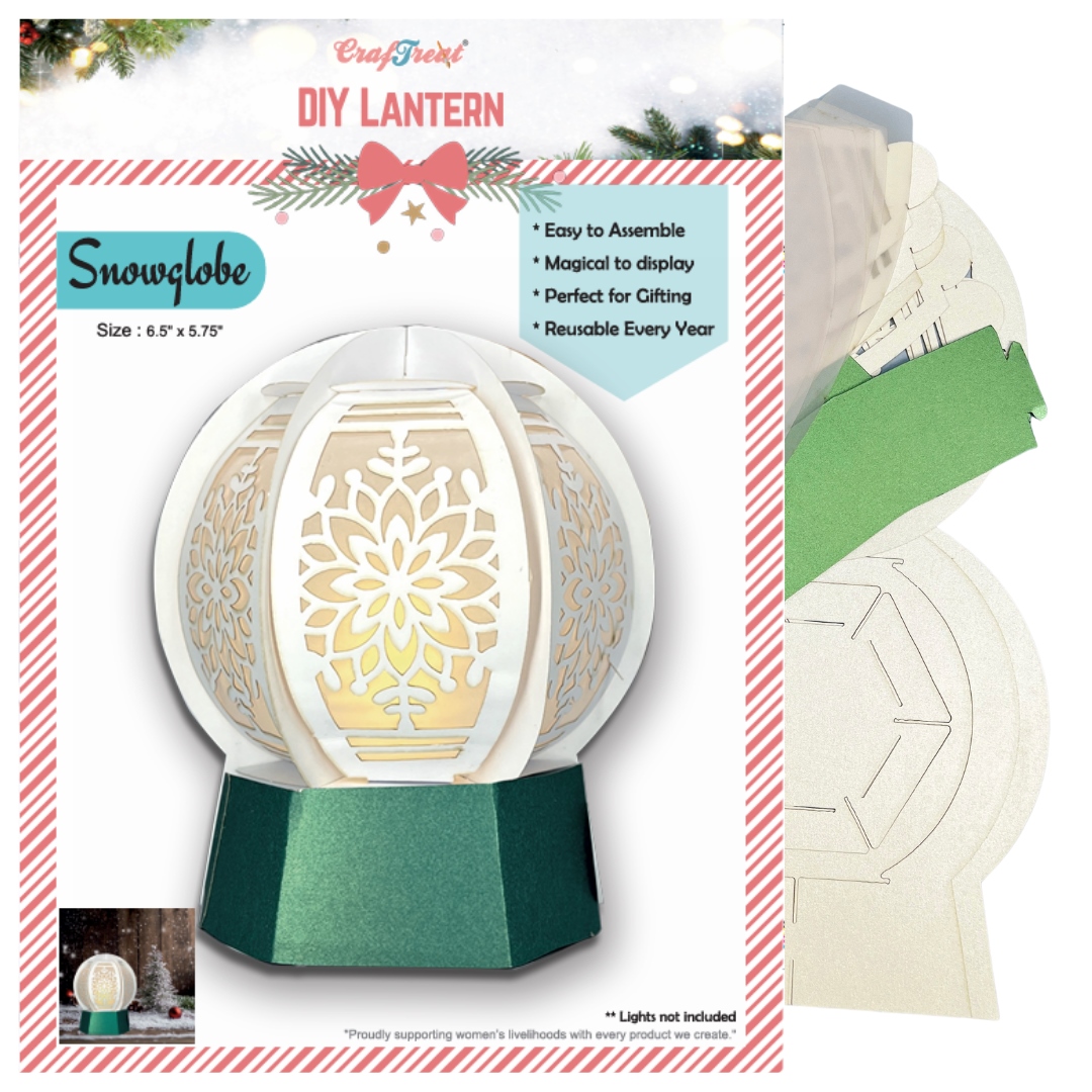 Craftreat Diy Paper Lanterns Snowglobe