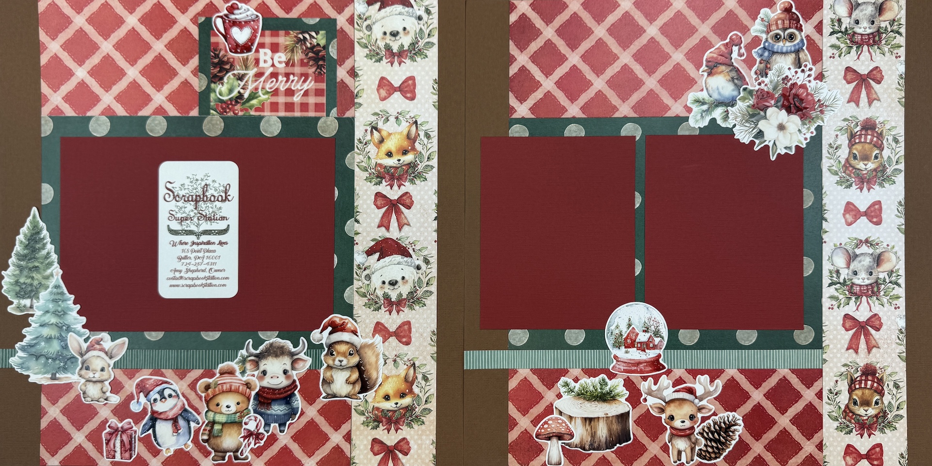 Paper Roses Woodland Christmas