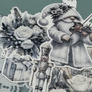 Paper Roses White Christmas