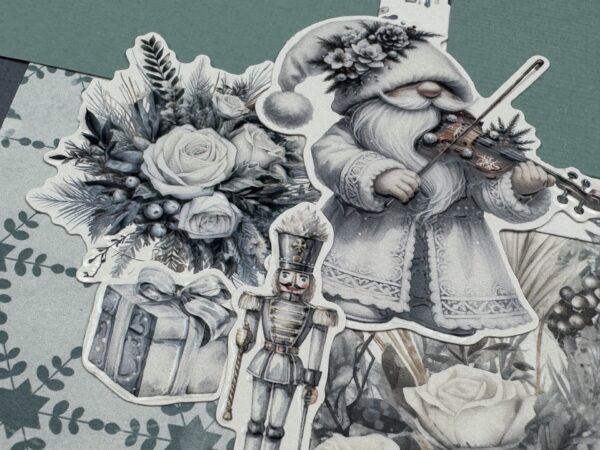 Paper Roses White Christmas