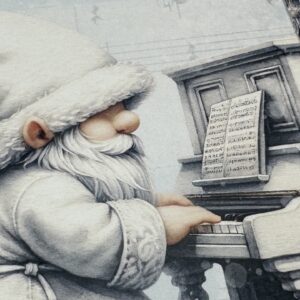 Paper Roses White Christmas