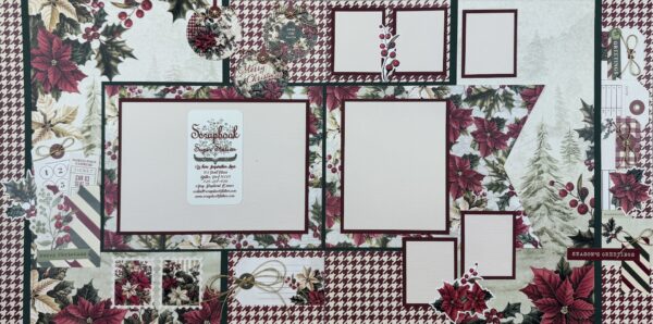 Paper Roses Christmas Holly