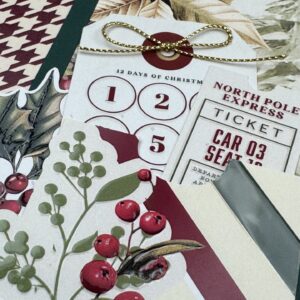 Paper Roses Christmas Holly