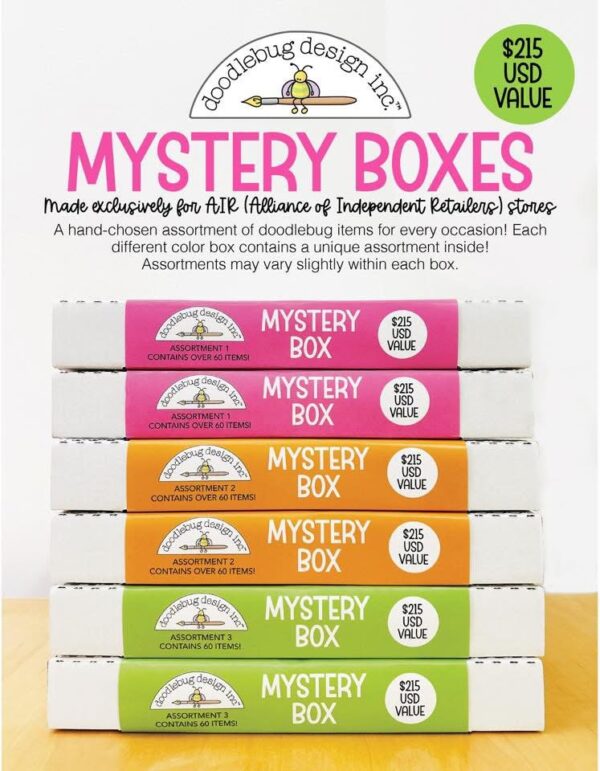 Doodlebug Mystery Box Bubblegum Doodlebug Mystery Box Bubblegum