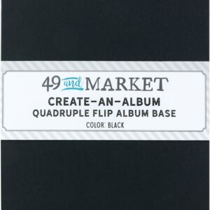 49 & MARKET QUADRUPLE FLIP ALBUM BASE BLACK