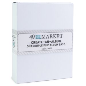 49 & MARKET QUADRUPLE FLIP ALBUM BASE WHITE