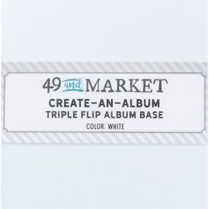49 & MARKET TRIPLE FLIP ALBUM BASE WHITE