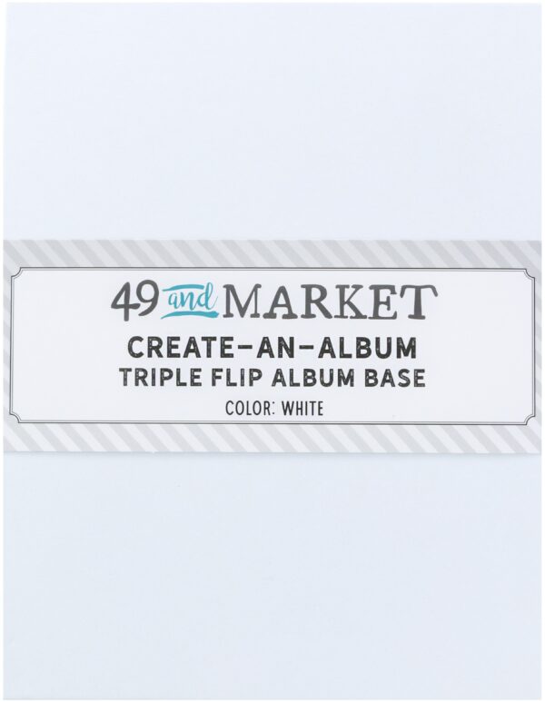 49 & MARKET TRIPLE FLIP ALBUM BASE WHITE