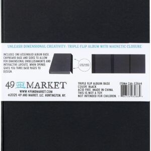 49 & MARKET TRIPLE FLIP ALBUM BASE BLACK